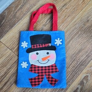 Snowman Mini Bag Blue Red White Black Pink Orange